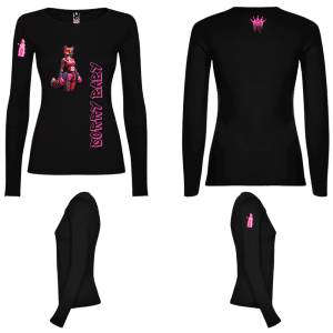 Camiseta modelo Sorry Baby Negra manga larga